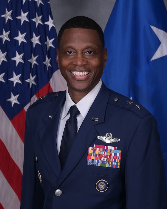 This is the official portrait of Maj. Gen. Brandon Parker.