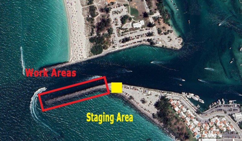 City of Venice south jetty repairs