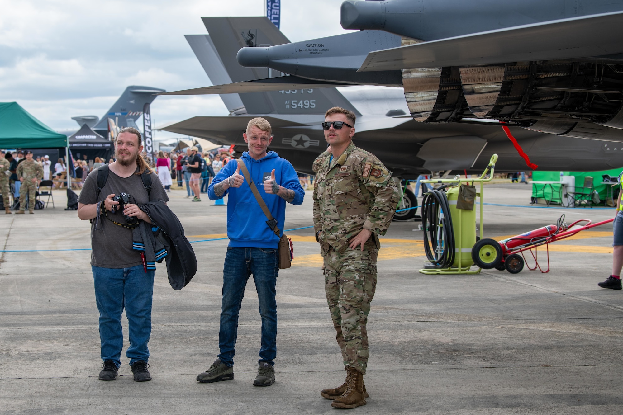 Attendees pose for a photo