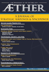 Aether Journal, Air University Press, Air University, Article, Airpower, Spacepower