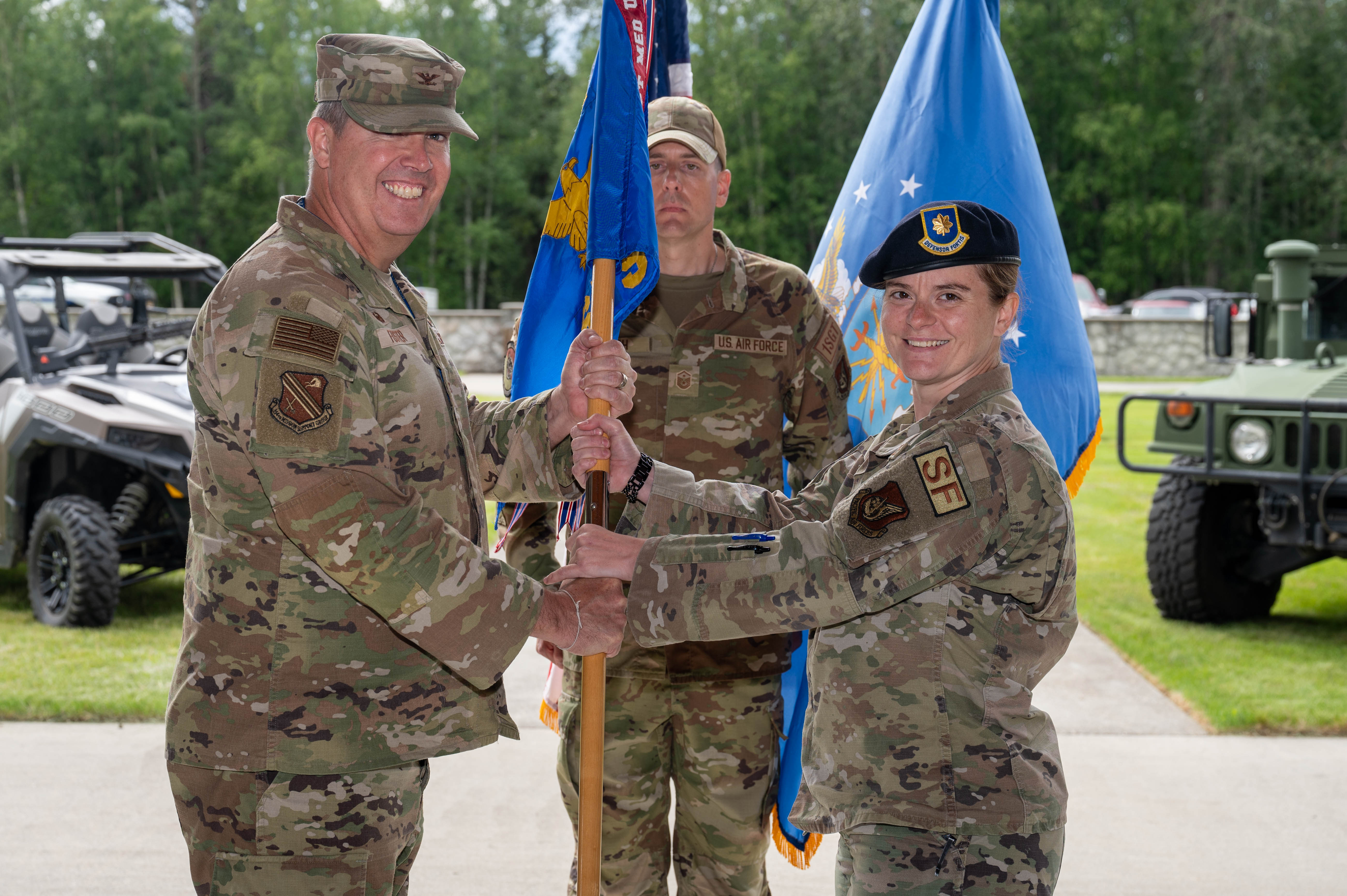354th Security Forces Squadron holds change of command > Eielson Air Force Base > Display