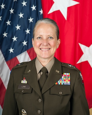 Maj. Gen. Michelle Link, commanding general, U.S. Army Reserve Innovation Command (June 1, 2024 - Present)