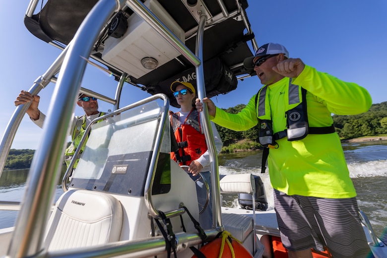 Park rangers, lock operators and maintenance mechanics from across the U.S. Army Corps of Engineers Pittsburgh District attended a multi-day motorboat operator training at Crooked Creek Lake in Ford City, Pennsylvania, June 13, 2024.