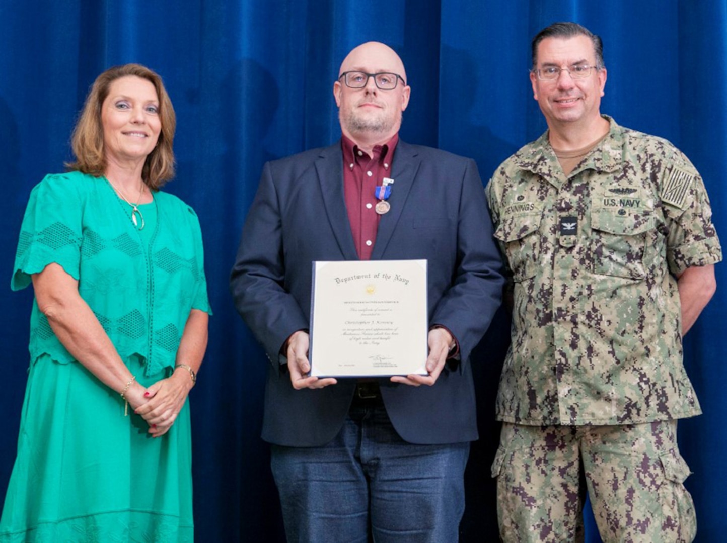 Three NUWC Division Newport leaders earn DON Meritorious Civilian Service Award