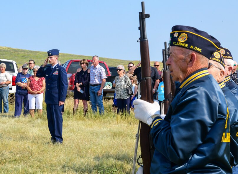 A nickel on the grass: honoring Minot AFB fighter pilot 60 years after crash