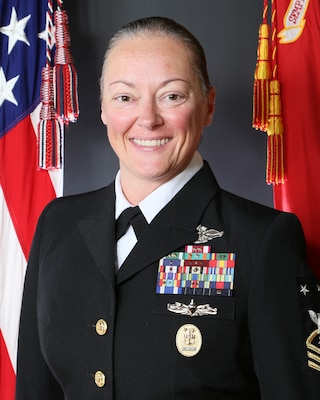 Portrait of Command Master Chief (FMF/SW/AW) April D. Merriman