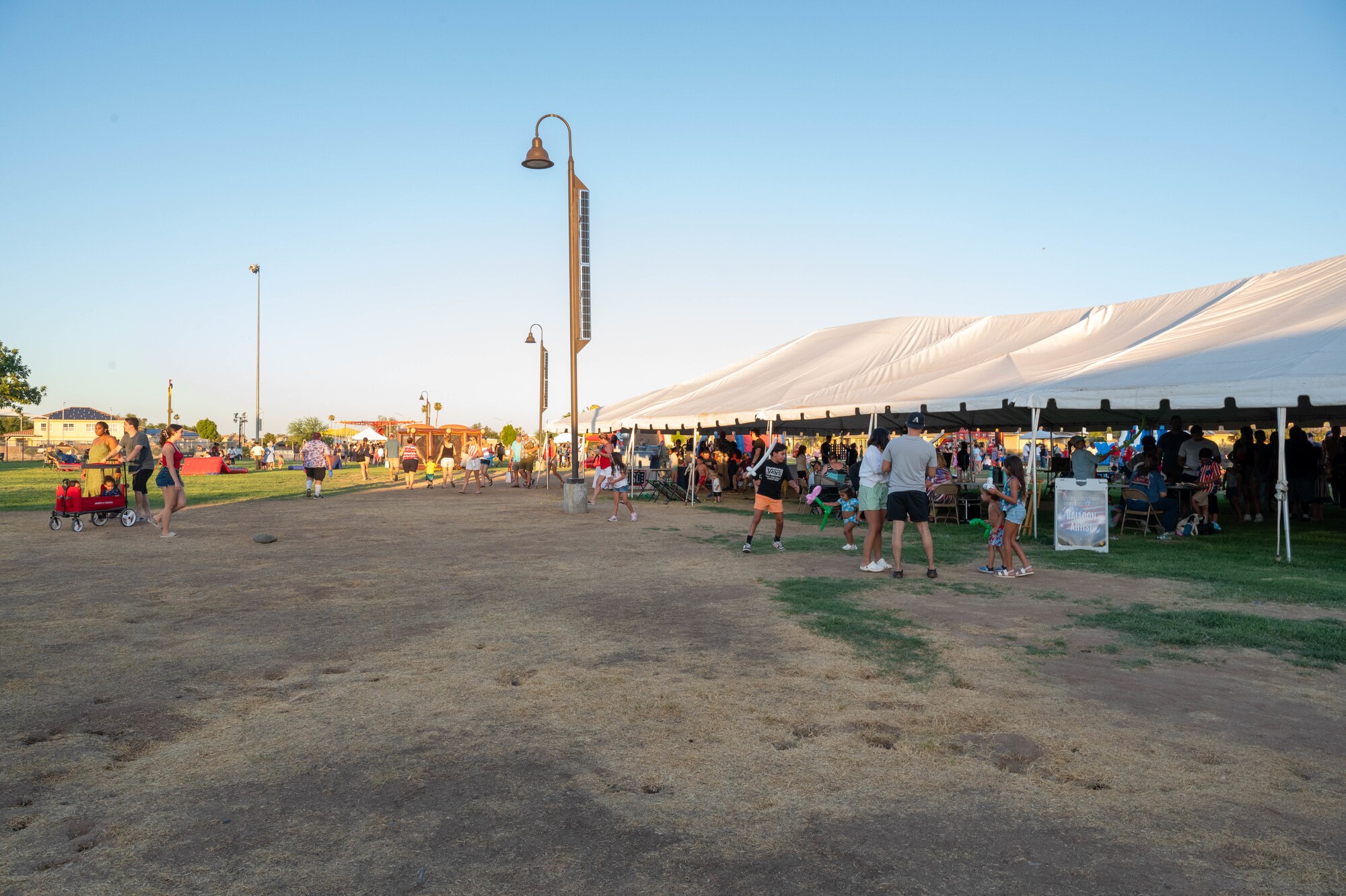 Luke Air Force Base community members enjoy the festivities at the 2024 Freedom Fest, July 3, 2024, at Luke AFB, Arizona.