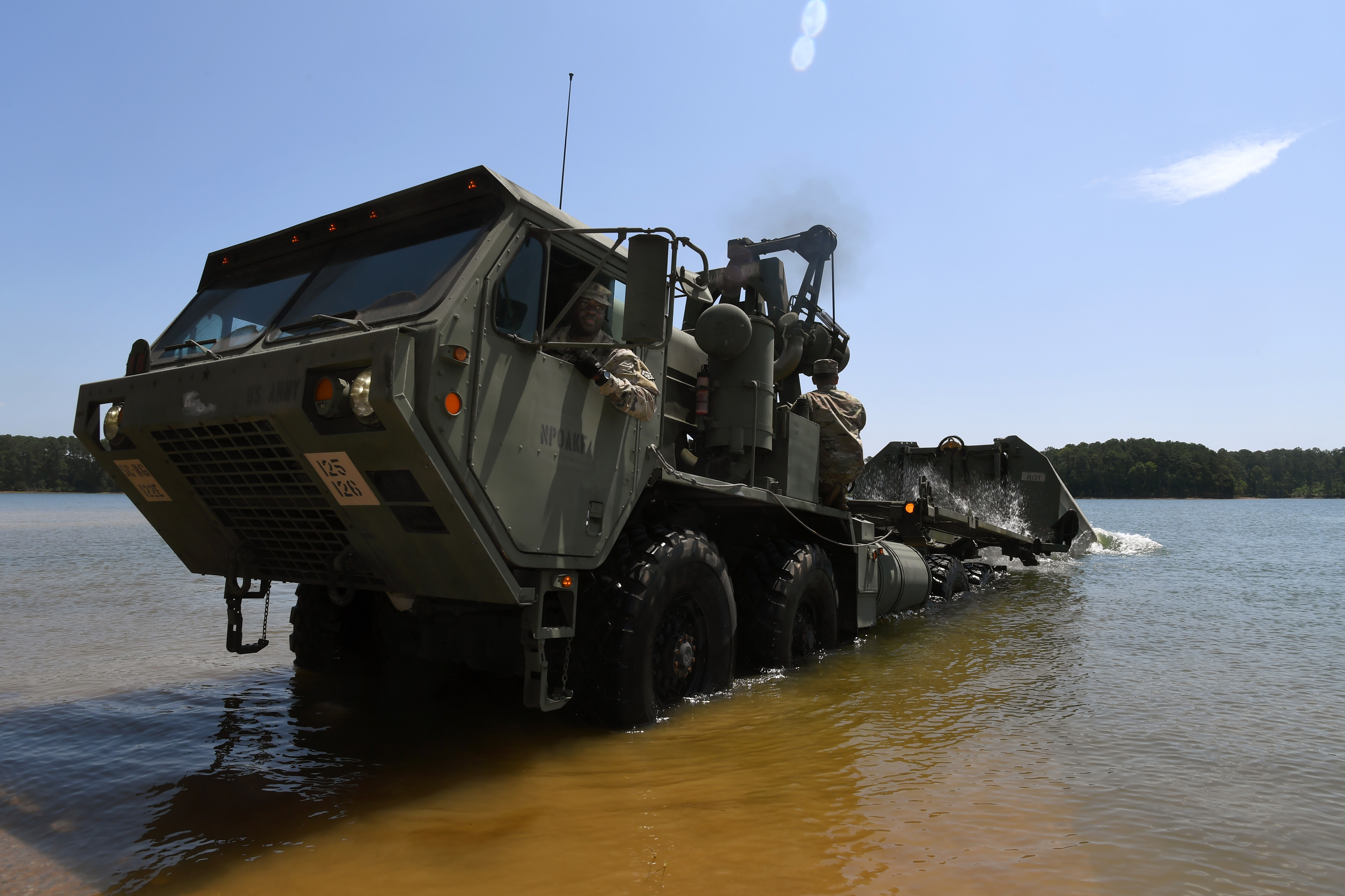 South Carolina Guard Bridging Unit Trains With Colombian Partners