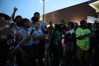 The District of Columbia National Guard Counterdrug Program partners with the Metropolitan Police Department and DC Department of Parks and Recreation for "Beat the Streets/Late Night Hype" in northwest Washington, D.C., July 19, 2024. The summer outreach initiative improves community relations and supports the city’s goal toward reducing substance abuse and illicit drug activities across all wards through outreach.