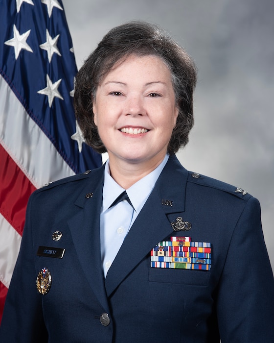 Col. Martha J. "Jeannie" Sasnett poses for a photo.