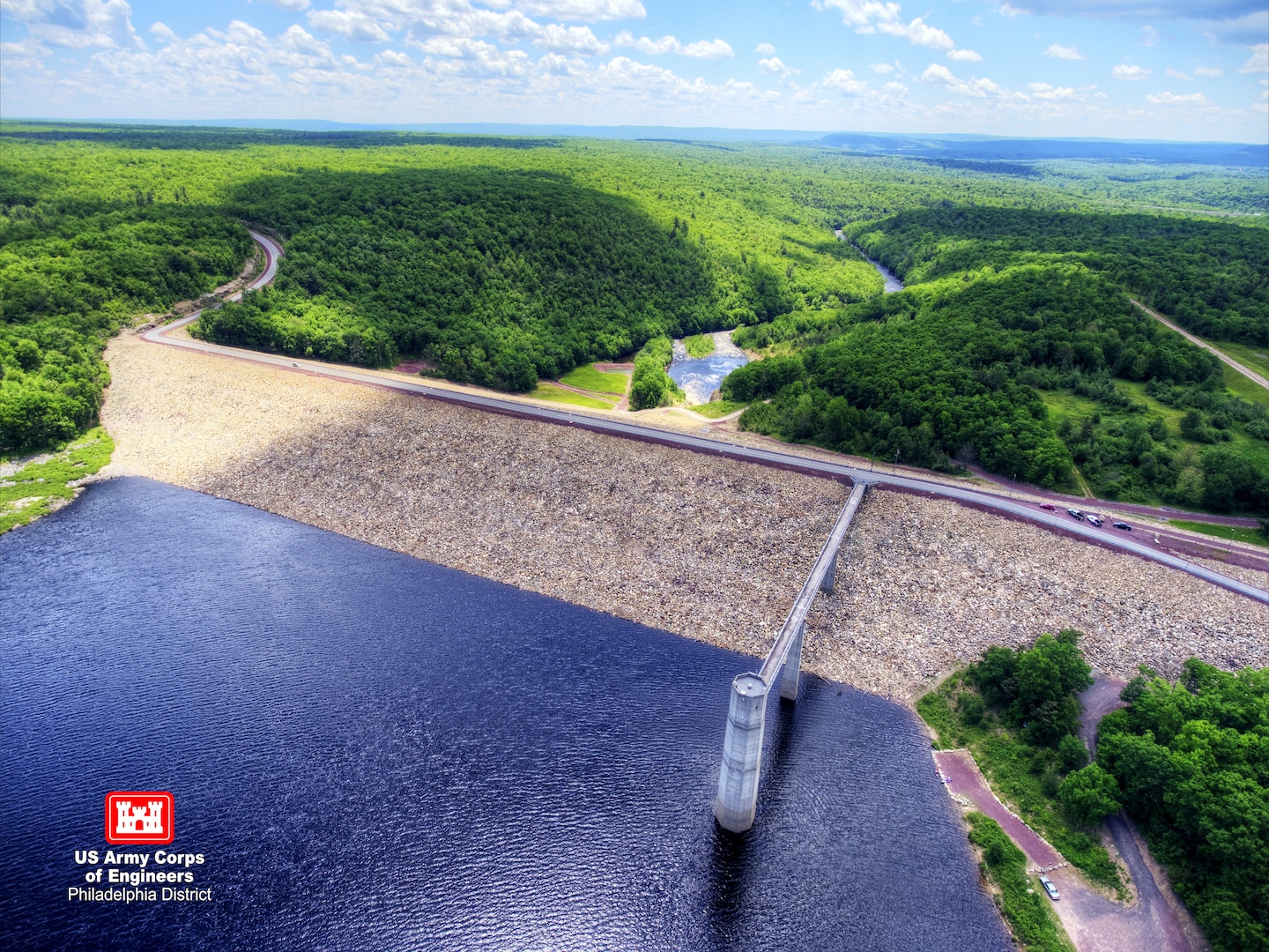 Francis E. Walter Dam Aerial Photo