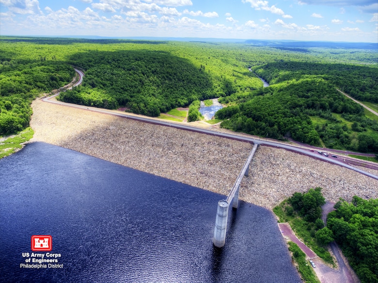 Francis E. Walter Dam Aerial Photo