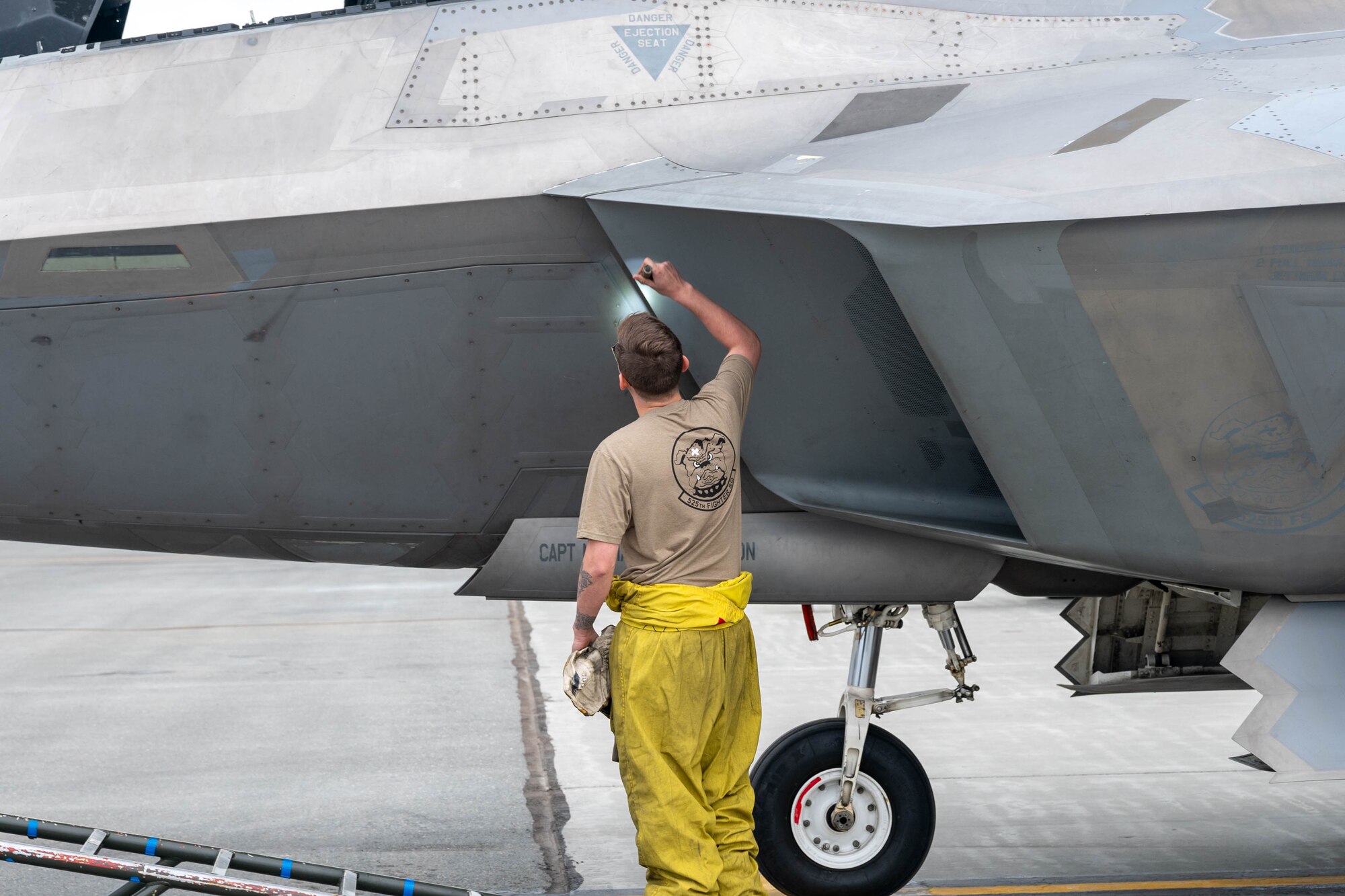 On July 12, 2024, spectators witnessed Joint Base Elmendorf-Richardson’s first live regeneration-style competition. Ammo crews prepared world-class munitions, crew chiefs quick-turned four F-22 raptors, and four weapons load crews threw down in a head-to-head weapons load competition.
