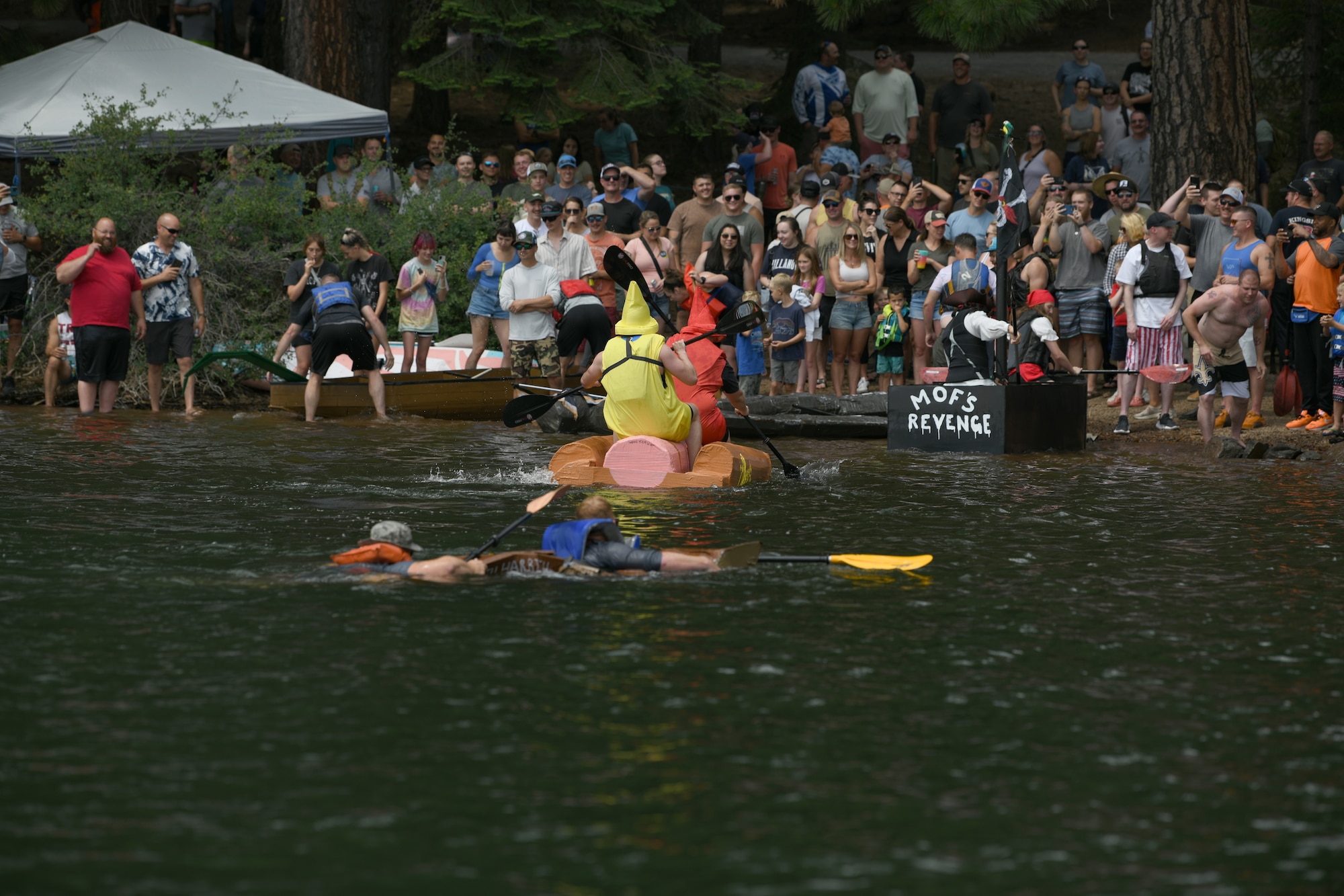 cardboard boat race