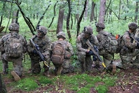 Members of Charlie Company (C Co), 3rd Battalion, 172nd Infantry Regiment (Mountain), 54th Troop Command, New Hampshire Army National Guard, participated alongside NATO allies in exercise RHINO HEART at the Normandy Barracks in Sennelager, Germany, on June 18, 2024.