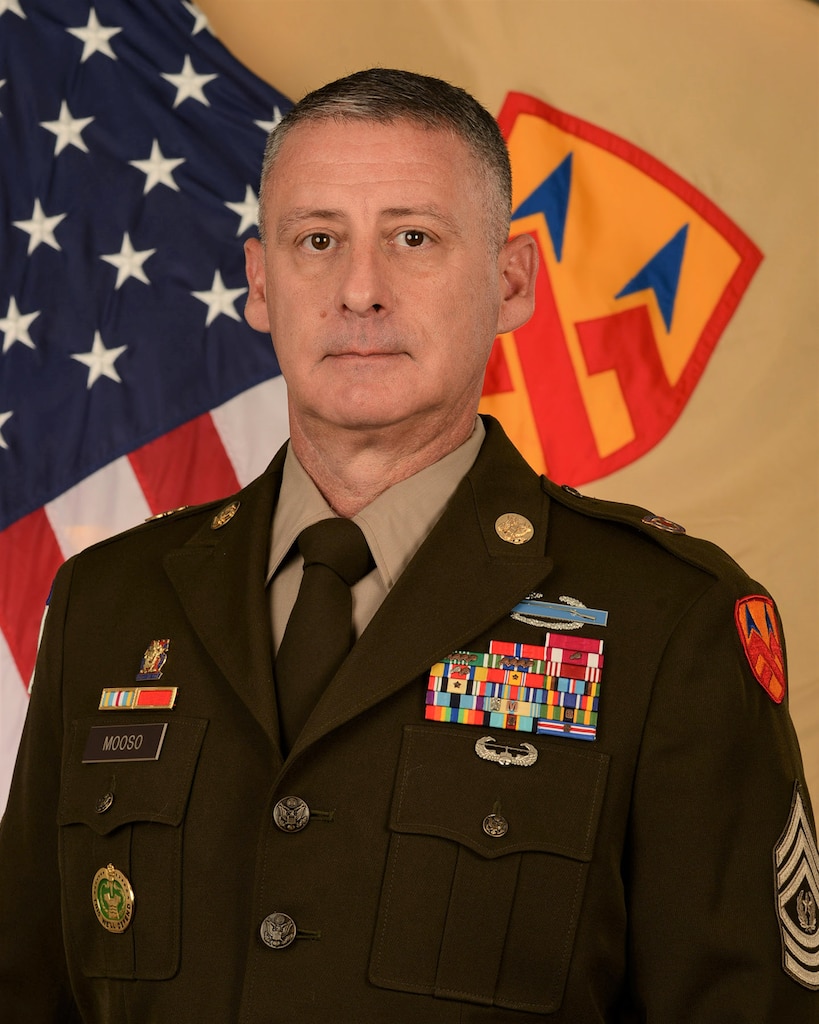 CSM Juddiah G. Mooso, 377th TSC Senior Enlisted Advisor