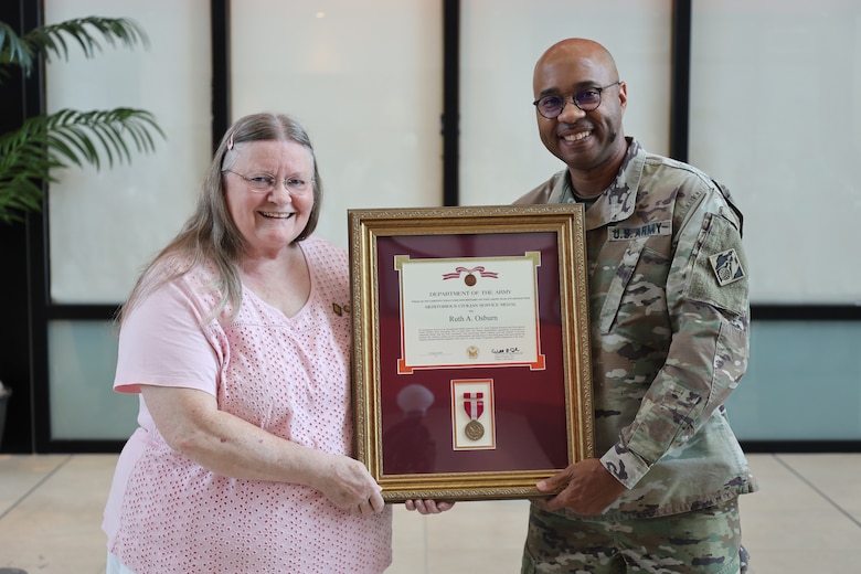 Ruth Osburn, certified occupational health nurse specialist, served at ERDC for 17 years. Before joining ERDC in 2007, Osburn worked more than 30 years in Intensive Care Units, which included two Veterans Affairs hospitals.