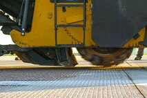 Civil engineers from around the country join forces to repair Minot AFB flightline