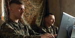 Marine Corps Lance Corporal Jackson Wilkie, defensive cyberspace warfare operator with Delta Company, 3rd Radio Battalion, III Marine
Expeditionary Force Information Group, monitors enterprise network for digital threats, Marine Corps Base Hawaii.
