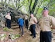 NAVAL BASE GUAM (July 19, 2024) - As part of Liberation Day events, a site visit was held at the Fena Cave located at the Naval Munitions Annex on U.S. Naval Base Guam (NBG) July 19.  The ceremony, which included a blessing and wreath laying, was attended by dozens of World War II survivors, family members, island residents, dignitaries, and service members.