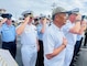 HAGATÑA, Guam (July 21, 2024) - The annual Liberation parade was held on Marine Corps Drive, from Adelup to Chamorro Village July 21. Dozens of marching units and floats were part of the parade including U.S. Naval Base Guam and its tenant commands. Thousands of residents lined Route 1 to watch the parade in celebration of the 80th anniversary of the island’s liberation.