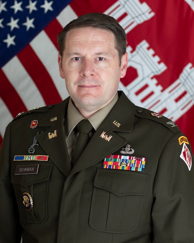 Col. Brandon L. Bowman > Jacksonville District > Bio Article View