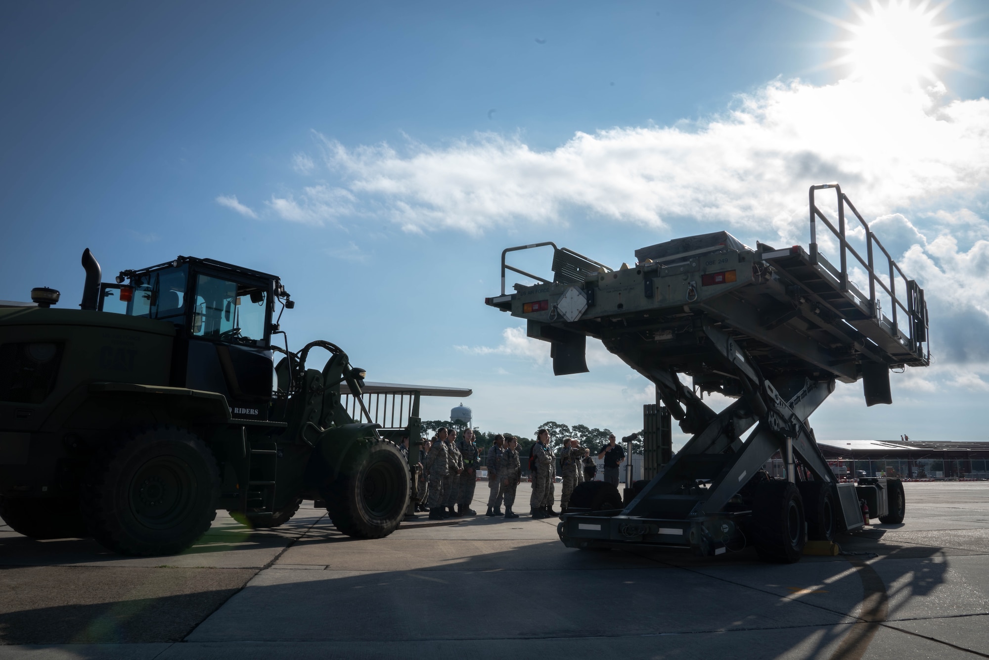 APS equipment of Keesler AFB flightline