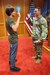 Gavin Thomas (left) and his father, Maj. Justin Thomas, executive officer of 1st Battalion, 109th Field Artillery Regiment stand side by side following an oath of enlistment ceremony for Gavin at the Harrisburg Military Entrance Processing Station July 23, 2024. Gavin was sworn in to the Pennsylvania Army National Guard by his father.