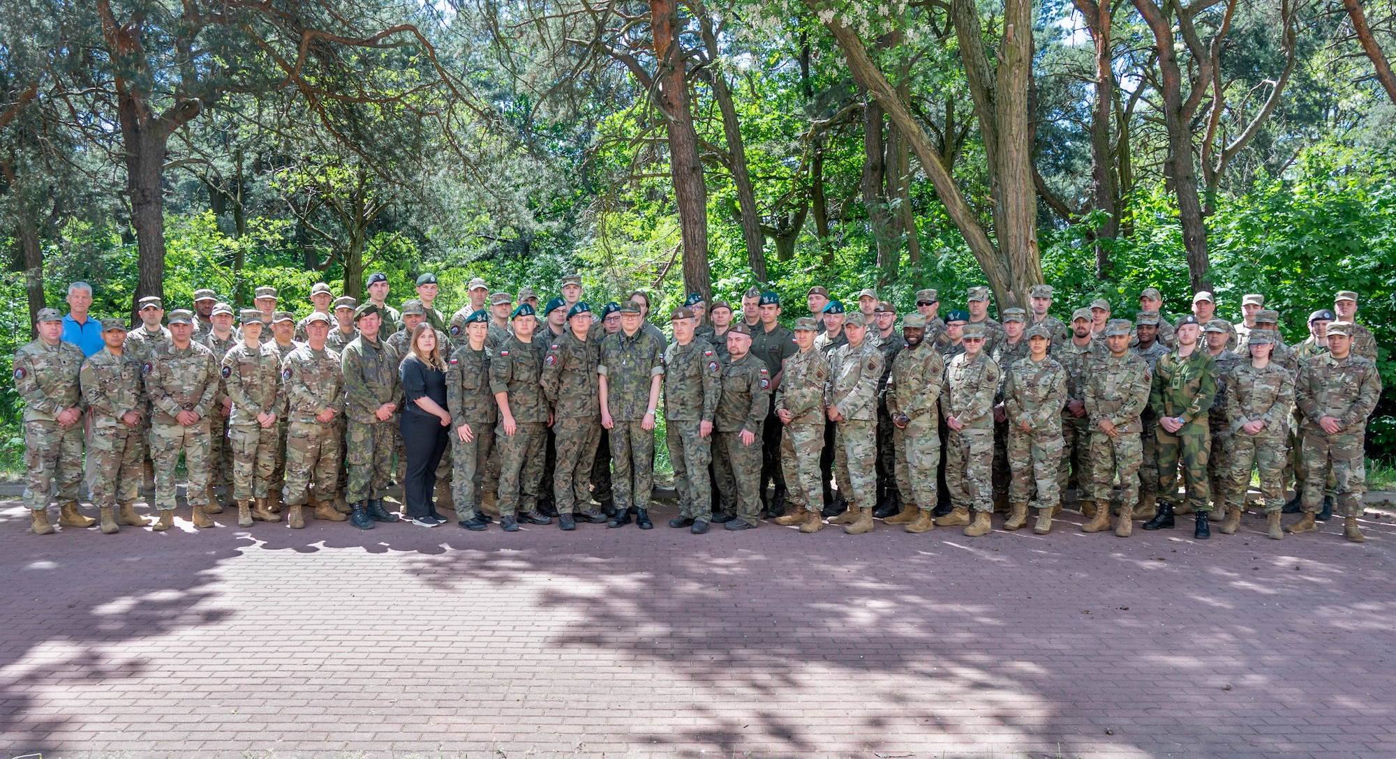 Cyber defenders from the Maryland Air National Guard conduct cyber training alongside NATO counterparts from Poland Cyber Command and Norwegian Cyber Defence Force as part of DEFENDER 24, May 12, 2024, in Warsaw, Poland.