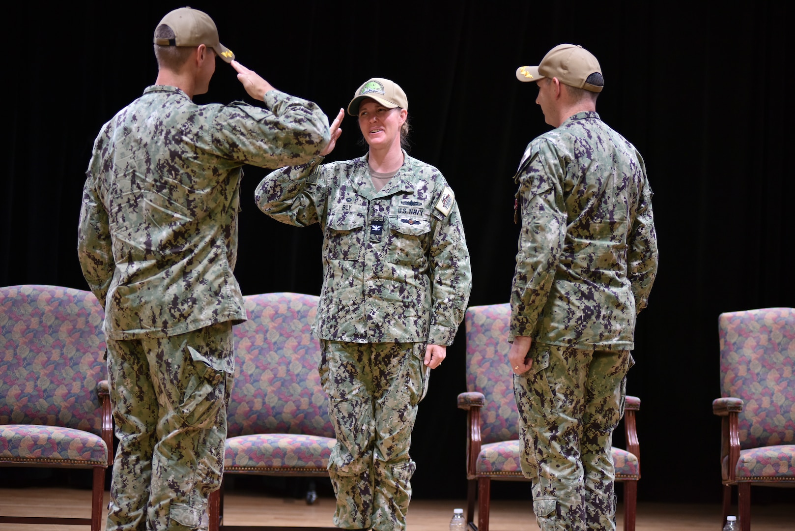 Cmdr. Micah Munden relieved Cmdr. Timothy Dutton as officer in charge of Forward Deployed Regional Maintenance Center (FDRMC) Detachment Bahrain in a change of charge ceremony held onboard U.S. Naval Support Activity Bahrain, July 25, 2024.