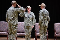 Cmdr. Micah Munden relieved Cmdr. Timothy Dutton as officer in charge of Forward Deployed Regional Maintenance Center (FDRMC) Detachment Bahrain in a change of charge ceremony held onboard U.S. Naval Support Activity Bahrain, July 25, 2024.