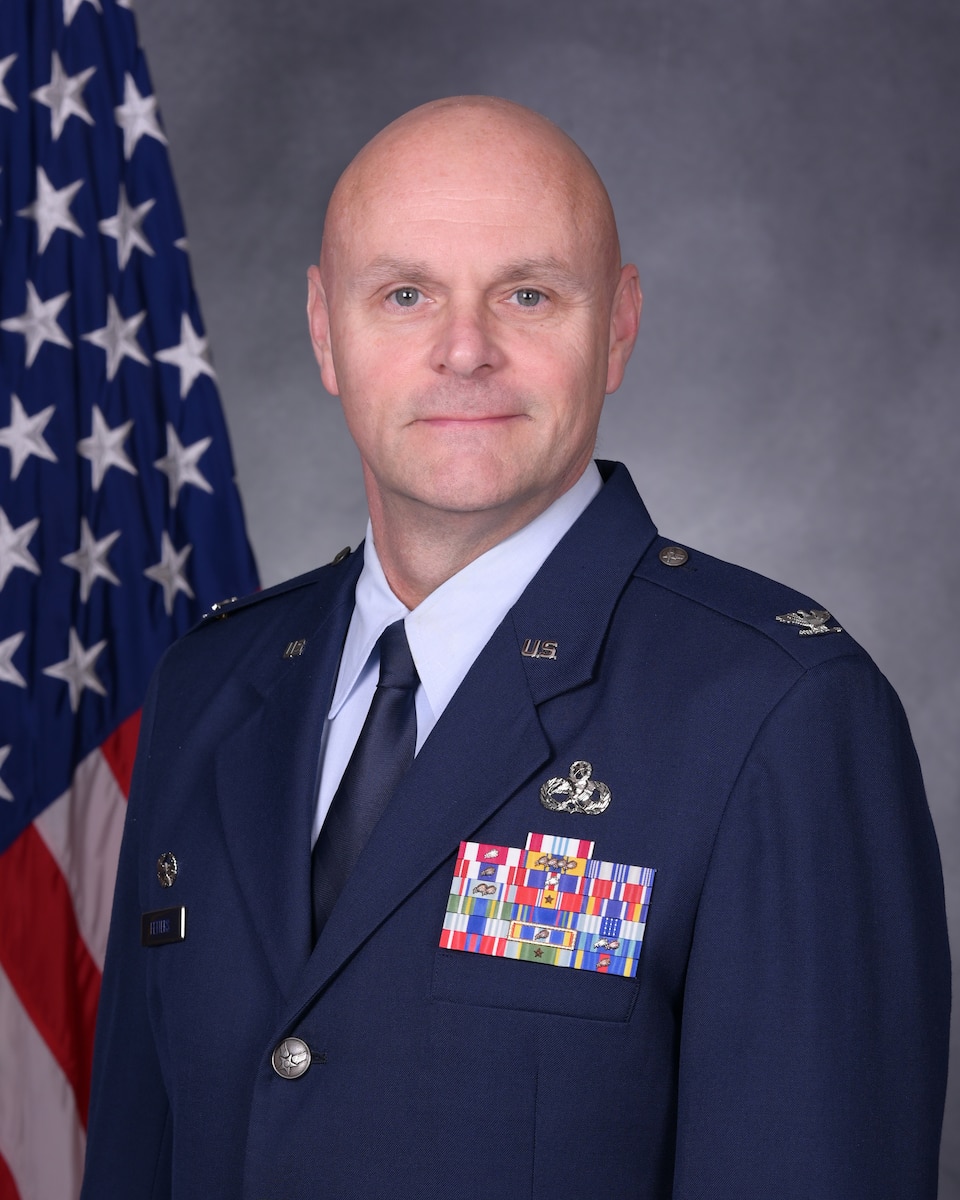 Col. Kenneth H. Fetters poses for official photo