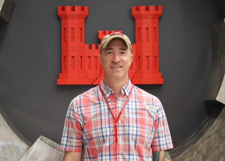 Trey Burchfield, Branch Support Assistant in ERDC-CERL's Materials and Structures Branch
