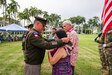 The U.S. Army Pacific Commanding General Gen. Charles A. Flynn, presented the Mana O Ke Koa "Spirit of the Warrior" civilian community service medallion to Ms. Jennifer Sabas, May 31, 2024.