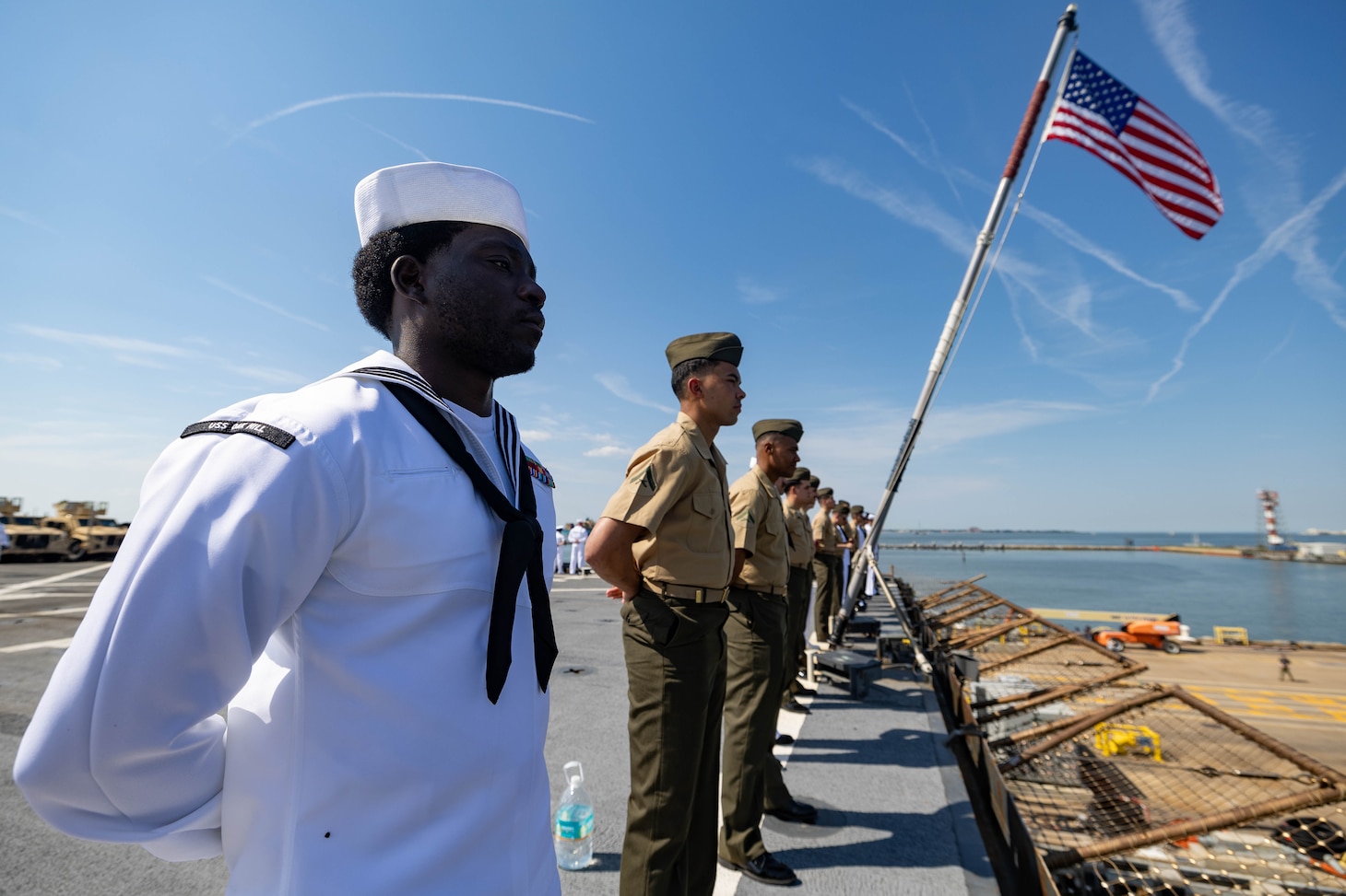 Sailors and Marines assigned to the Wasp (WSP) Amphibious Ready Group (ARG)-24th Marine Expeditionary Unit (MEU) Special Operations Capable (SOC) began deployment operations in the Atlantic, June 1.