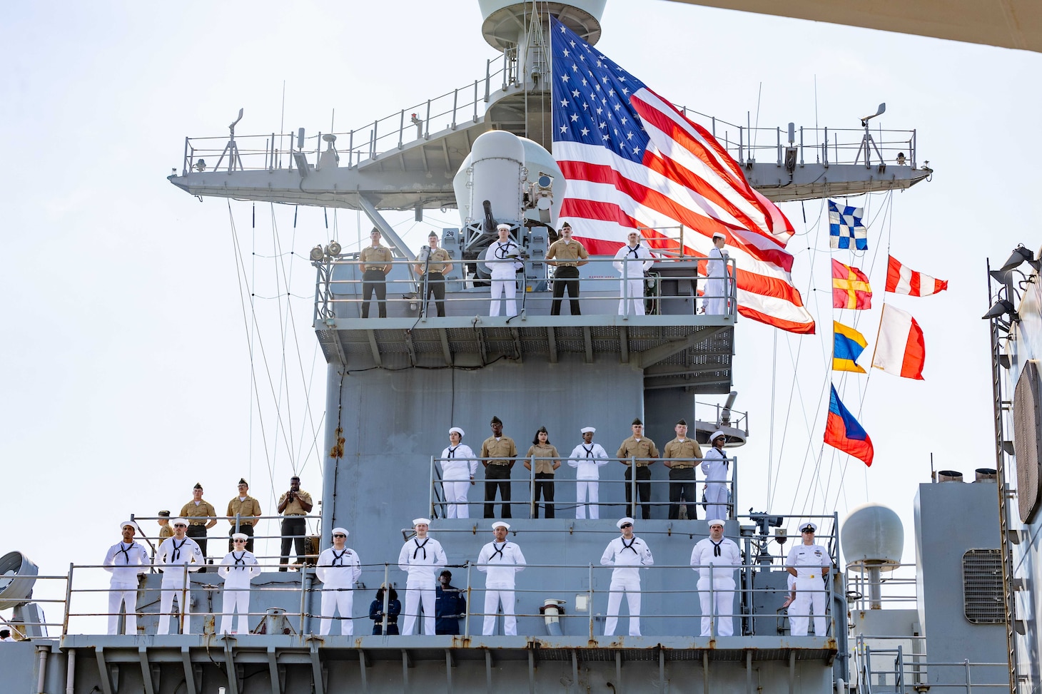 Sailors and Marines assigned to the Wasp (WSP) Amphibious Ready Group (ARG)-24th Marine Expeditionary Unit (MEU) Special Operations Capable (SOC) began deployment operations in the Atlantic, June 1.