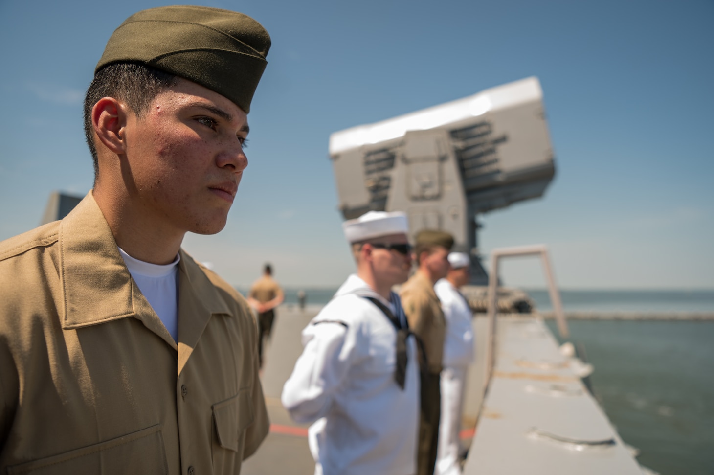 Sailors and Marines assigned to the Wasp (WSP) Amphibious Ready Group (ARG)-24th Marine Expeditionary Unit (MEU) Special Operations Capable (SOC) began deployment operations in the Atlantic, June 1.