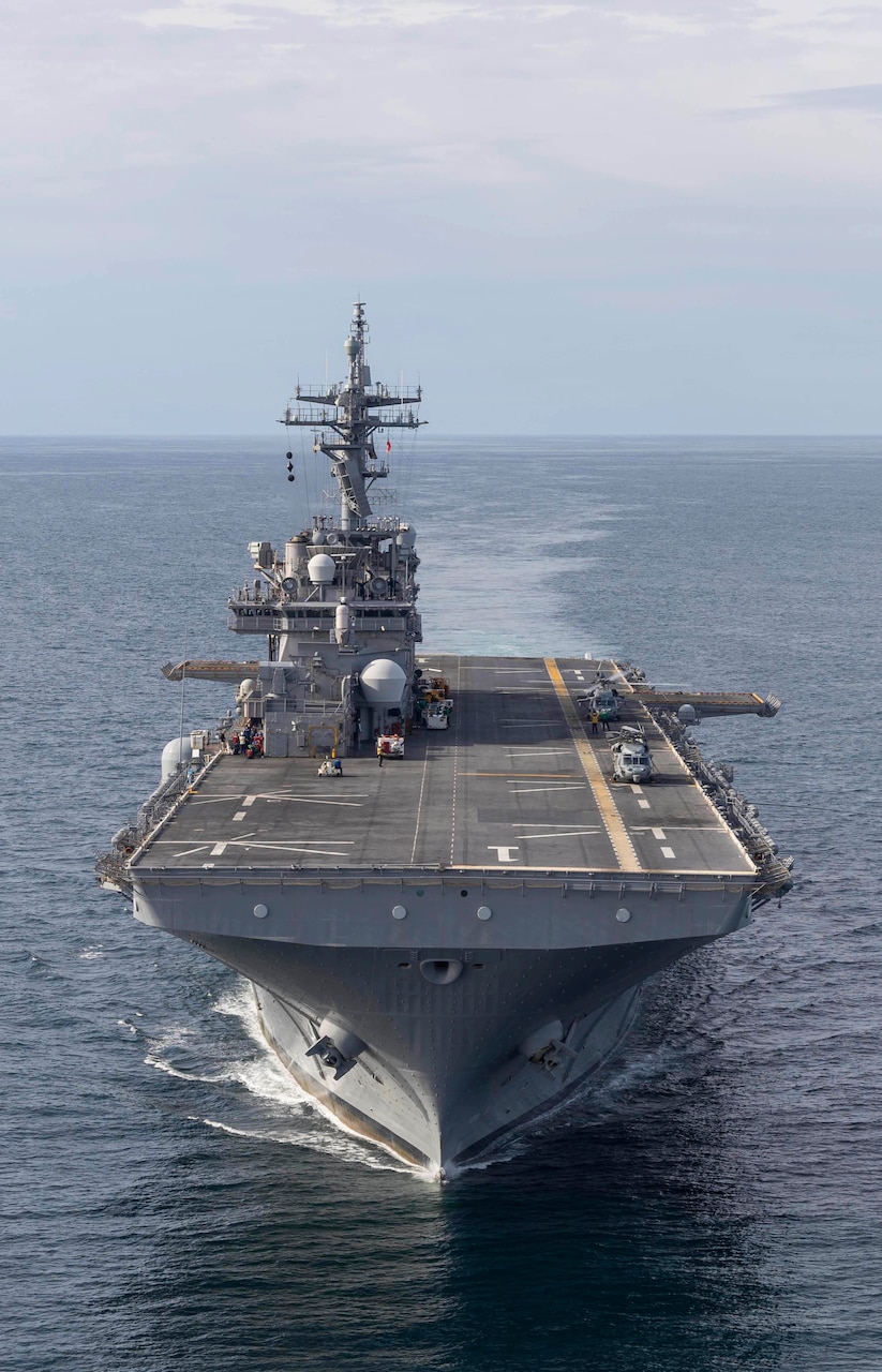 Sailors and Marines assigned to the Wasp (WSP) Amphibious Ready Group (ARG)-24th Marine Expeditionary Unit (MEU) Special Operations Capable (SOC) began deployment operations in the Atlantic, June 1.