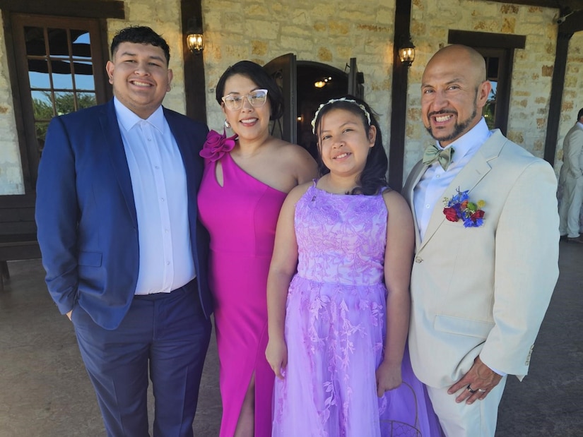 The Escobedo Family- Jairo, Myra, Jade and Henry.