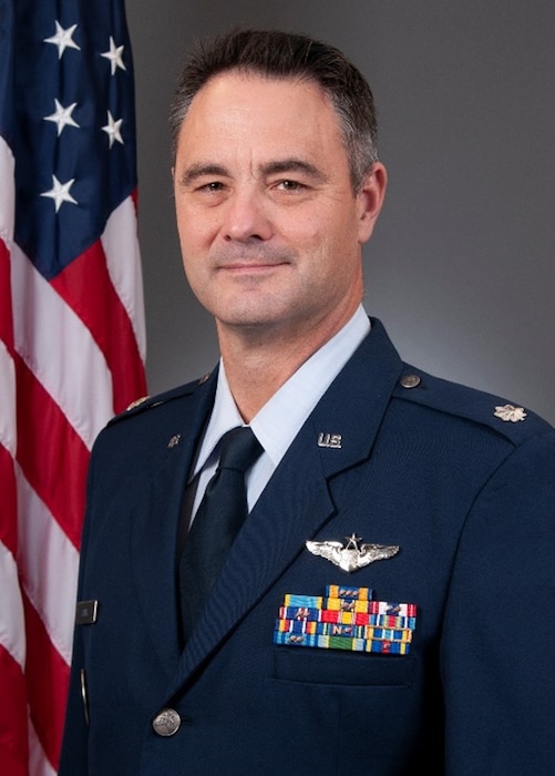 Official Portrait of Lt. Col. John M. Sarvis, 307th OSS Commander