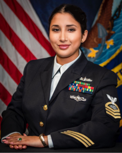 Chief Information Systems Technician (ESWS/EIWS) Diana P. White, Assistant Officer in Charge, Naval Computer and Telecommunications Station (NCTS) Far East Detachment Misawa, Japan