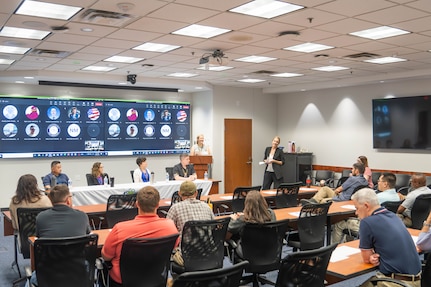 IMAGE: On May 30, Naval Surface Warfare Center Dahlgren Division's hosted a Veteran Integration Program event focusing on “Transitioning from Military to Civilian Life.” The event had several NSWCDD panelists who shared diverse insights, experiences and answered questions from attendees.