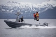 Alaska Air National Guard pararescuemen from the 212th Rescue Squadron conduct underway hoist training in the Prince William Sound near Whittier, Alaska, May 16, 2024. The Airmen of the 212th RQS are trained, equipped, and postured to conduct full-spectrum personnel recovery to include both conventional and unconventional rescue operations. The 212th, along with the 210th and 211th RQSs, make up the 176th Wing Rescue Triad and are among the busiest combat search and rescue units in the world. (Alaska National Guard photo by Alejandro Peña)