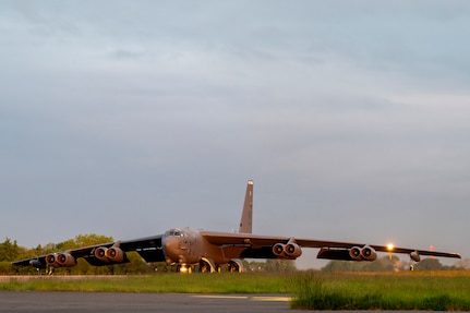 Bomber Task Force 24-3 underway in Europe