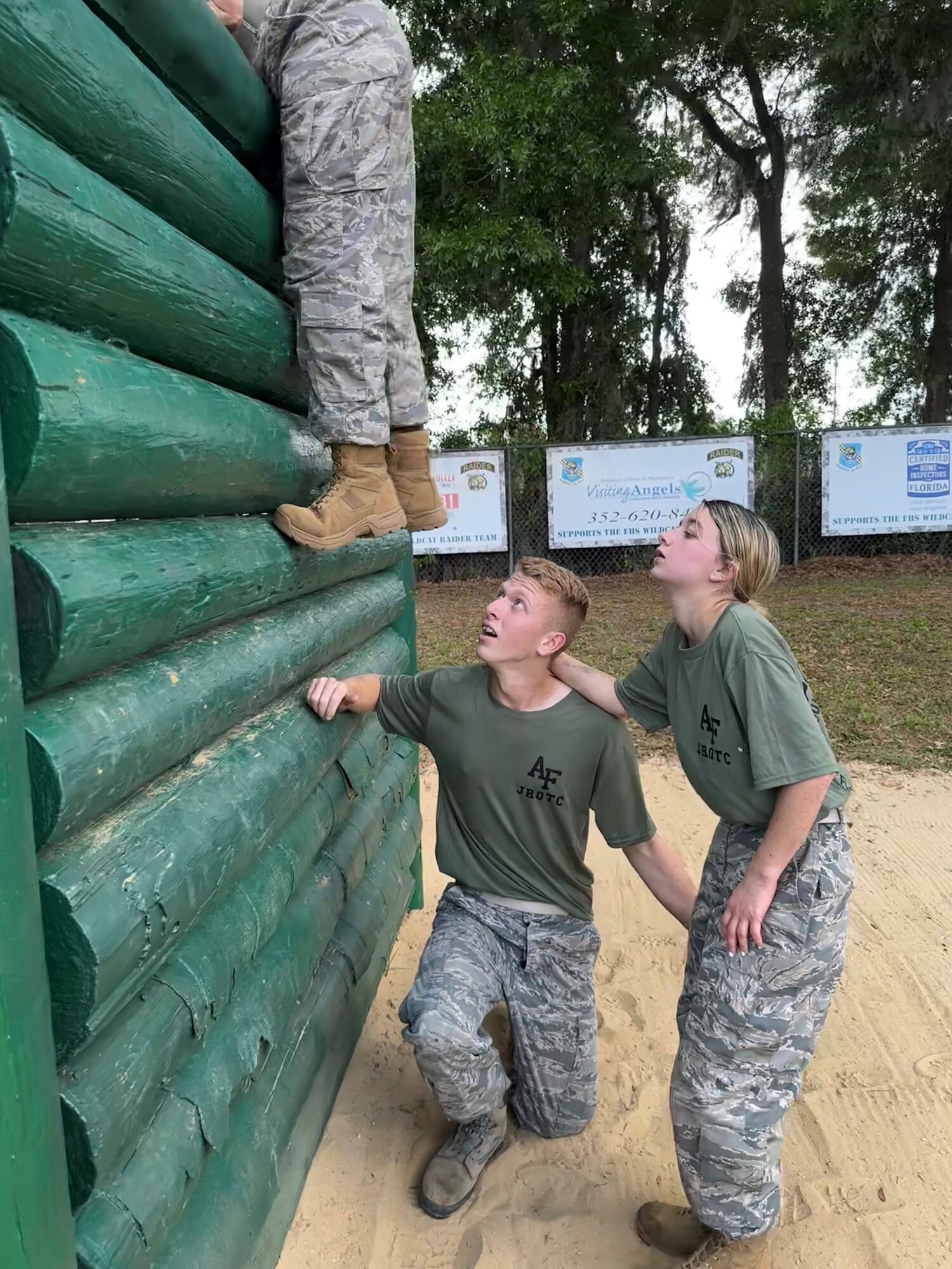 Cadet Scott with the Mount Dora Raider Fitness Team