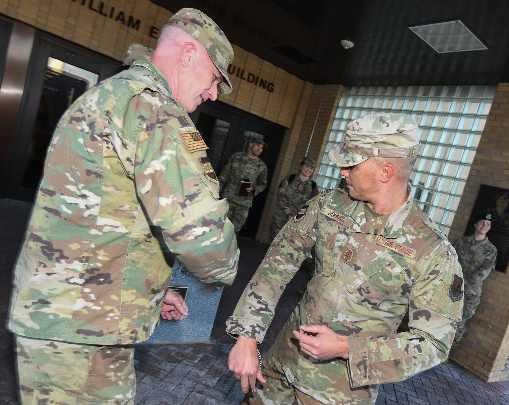 Colonel adds patch to Chiefs sleeve