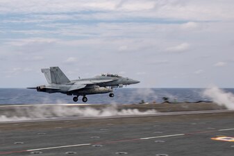 USS Ronald Reagan (CVN 76) underway operations in the Philippine Sea.