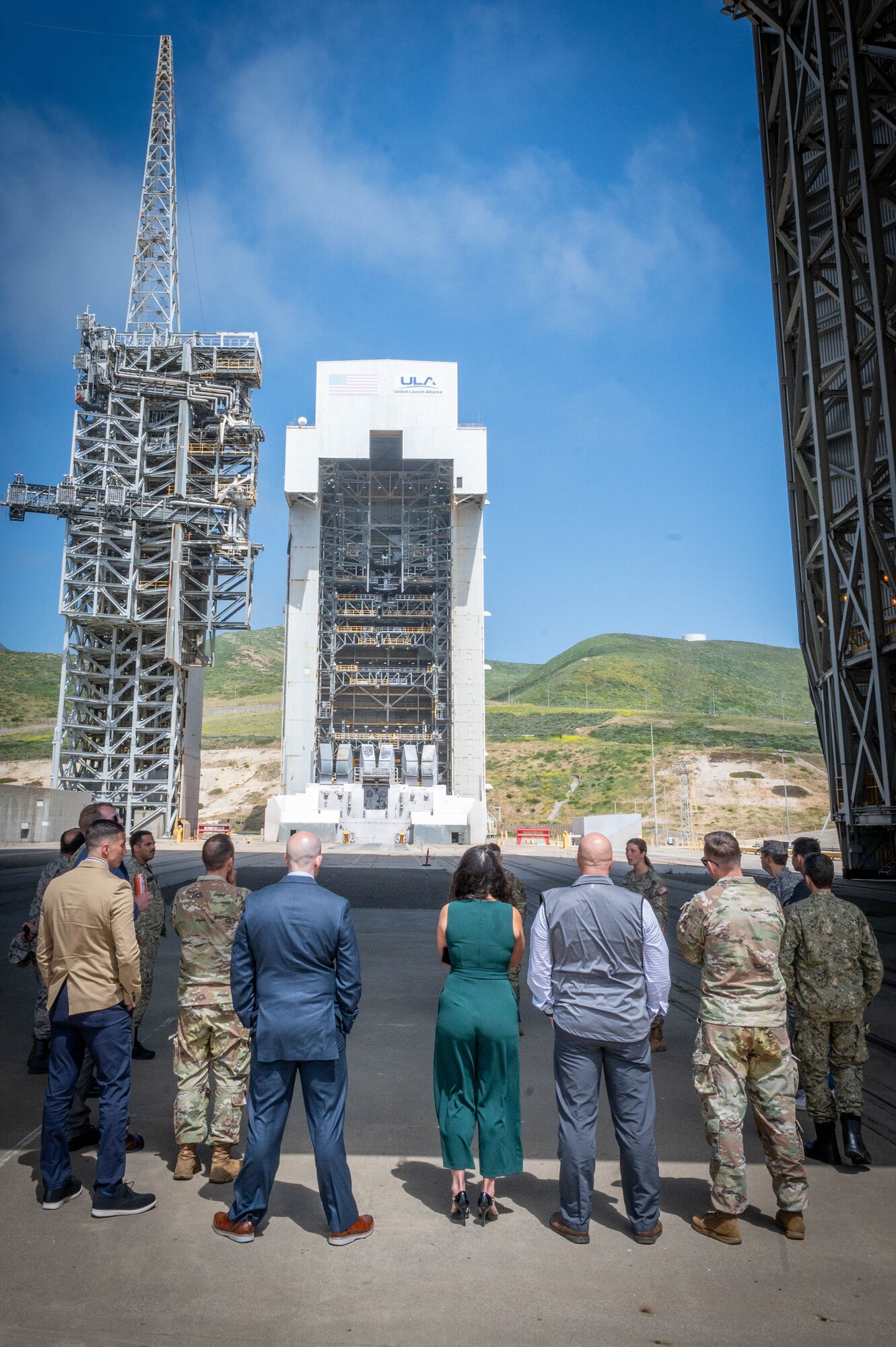 Members of the Ecuador and Uruguay armed forces visited Vandenberg Space Force Base for a space familiarization tour 21-23 May. During the visit, participants received briefings on U.S. Space Forces - Space, the Combined Space Operations Center, Space Domain Awareness, and Space-Track.org. Additionally, participants received a tour of the installation including two launch sites and the installation museum. By hosting countries who are new to Space Domain Awareness, the U.S. can share best practices and encourage norms of behavior in space. (U.S. Space Force photo by David Dozoretz)