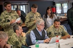 Members of the Ecuador and Uruguay armed forces visited Vandenberg Space Force Base for a space familiarization tour 21-23 May. During the visit, participants received briefings on U.S. Space Forces - Space, the Combined Space Operations Center, Space Domain Awareness, and Space-Track.org. Additionally, participants received a tour of the installation including two launch sites and the installation museum. By hosting countries who are new to Space Domain Awareness, the U.S. can share best practices and encourage norms of behavior in space. (U.S. Space Force photo by David Dozoretz)