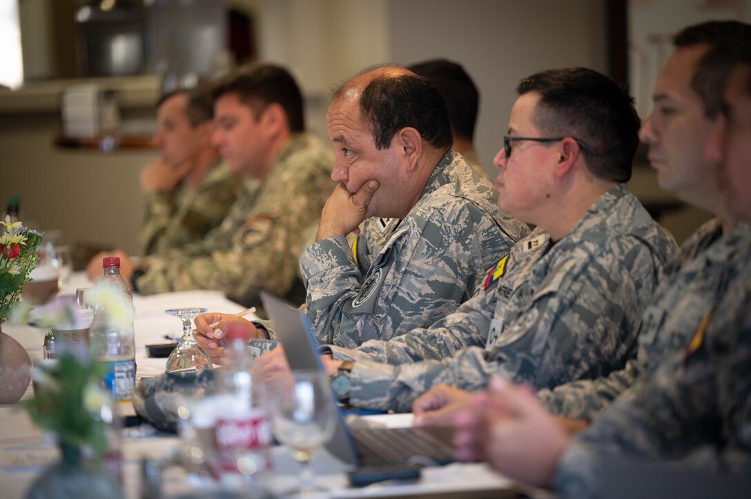 Members of the Ecuador and Uruguay armed forces visited Vandenberg Space Force Base for a space familiarization tour 21-23 May. During the visit, participants received briefings on U.S. Space Forces - Space, the Combined Space Operations Center, Space Domain Awareness, and Space-Track.org. Additionally, participants received a tour of the installation including two launch sites and the installation museum. By hosting countries who are new to Space Domain Awareness, the U.S. can share best practices and encourage norms of behavior in space. (U.S. Space Force photo by David Dozoretz)